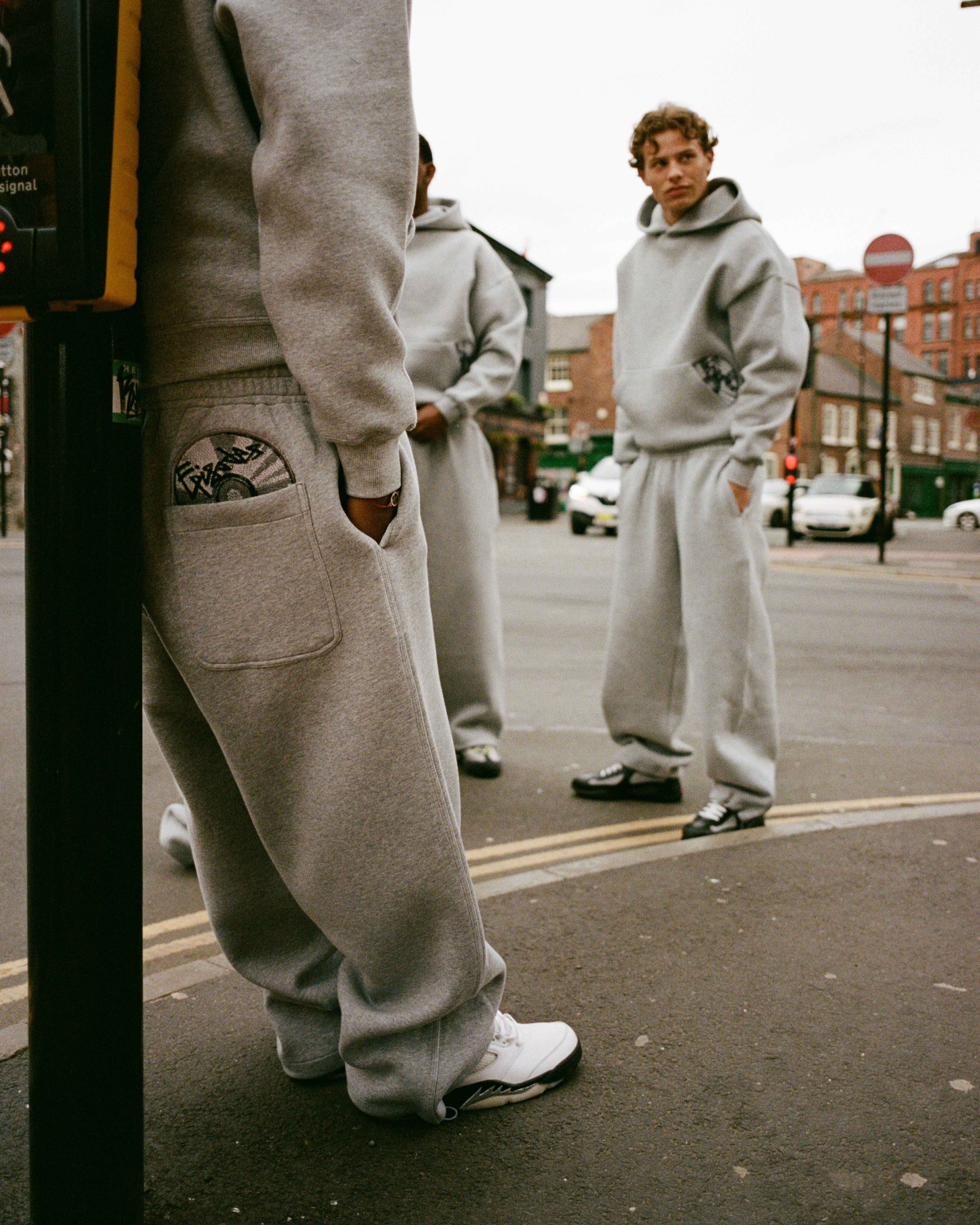 Disc Baggy Joggers Grey [630GSM]-Coordom