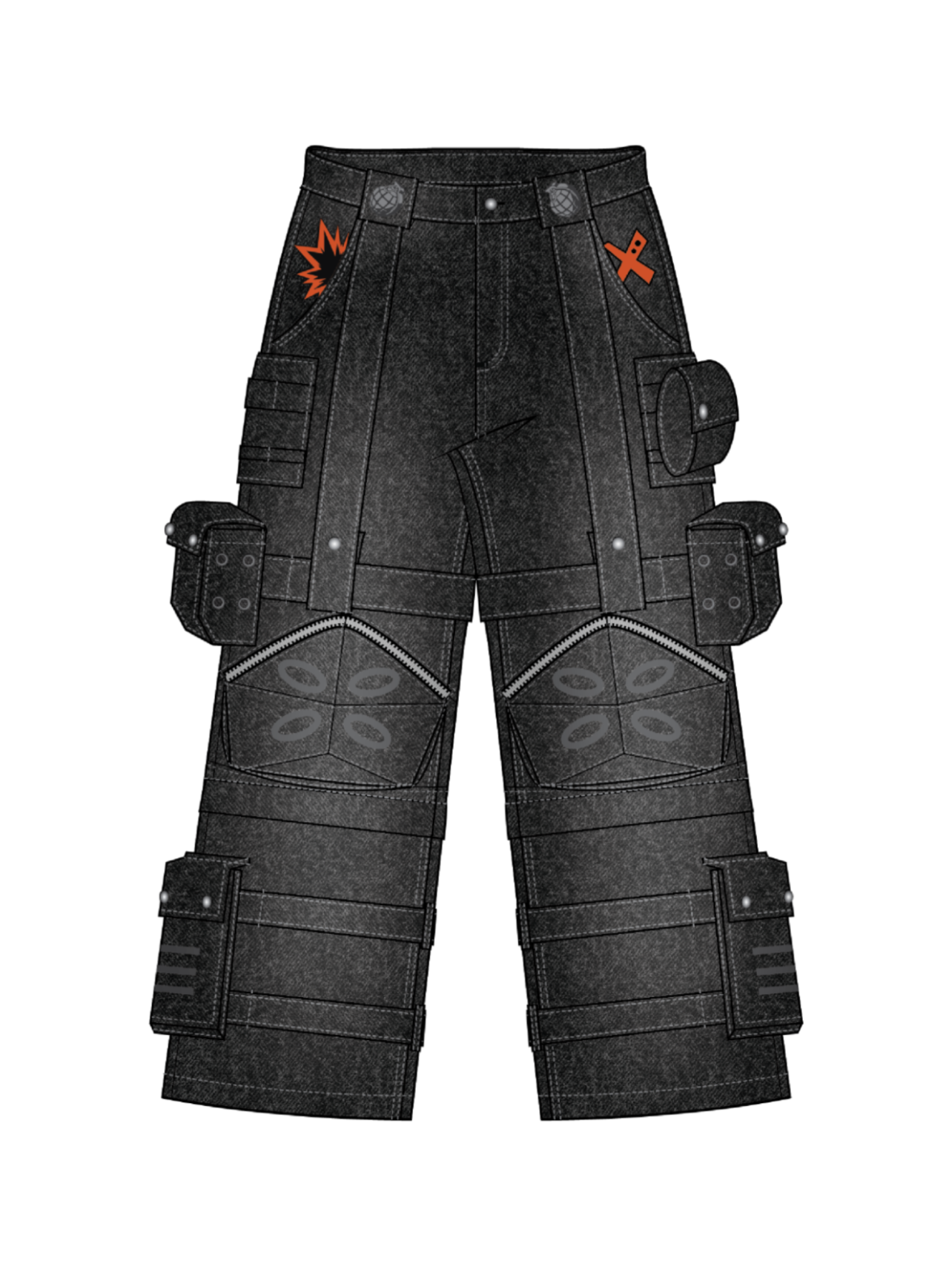 ACADEMY Cargo Pants Black-Coordom