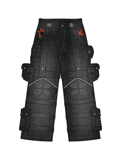 ACADEMY Cargo Pants Black-Coordom