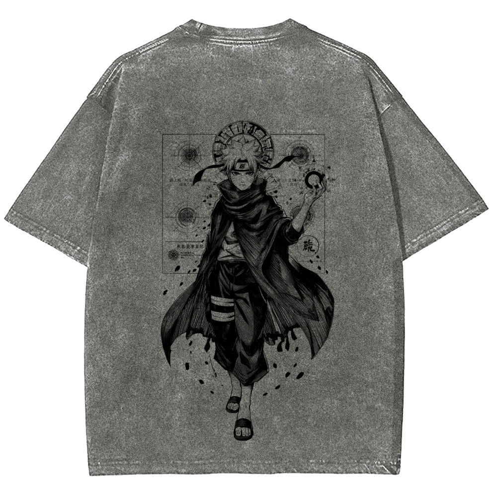 Naruto Unisex Fit Washed T-Shirt 2508017073-Coordom