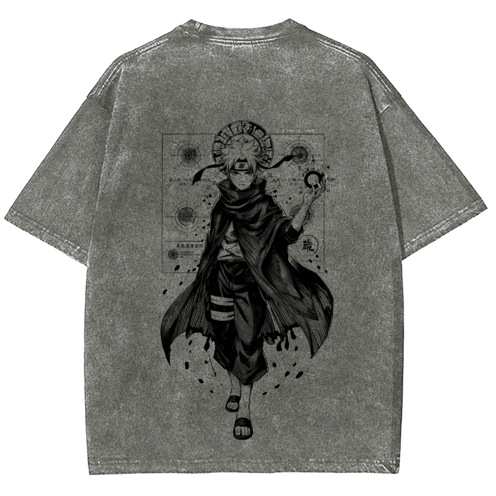Naruto Unisex Fit Washed T-Shirt 2508017073-Coordom