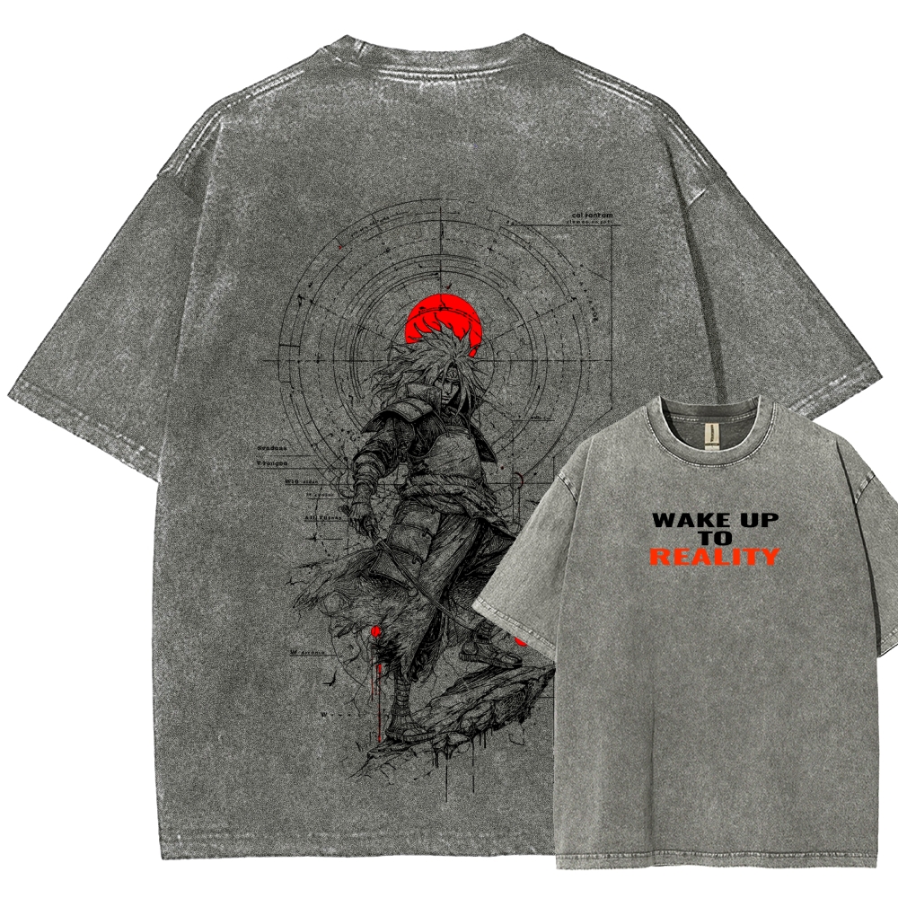 Naruto Unisex Fit Washed T-Shirt 2508017092-Coordom