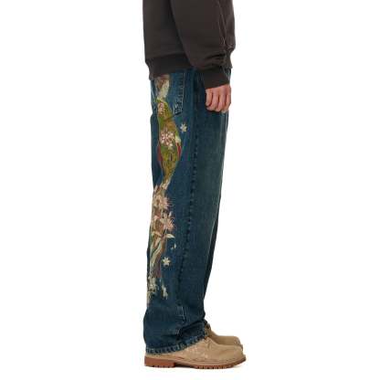 "yakuza" indigo washed Denim-Coordom