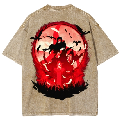 Naruto Unisex Fit Washed T-Shirt 2502006796-Coordom