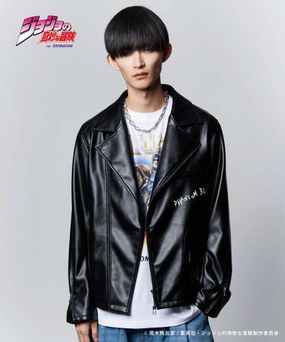 GB0124/JJ01: Stone Mask Riders Jacket / Stone Mask Riders Jacket-Coordom