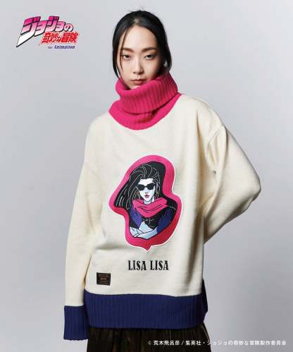GB0124/JJ06: Lisa Lisa Turtle Knit-Coordom
