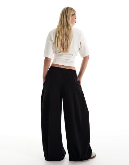 NEOPRENE WIDE TROUSERS-Coordom