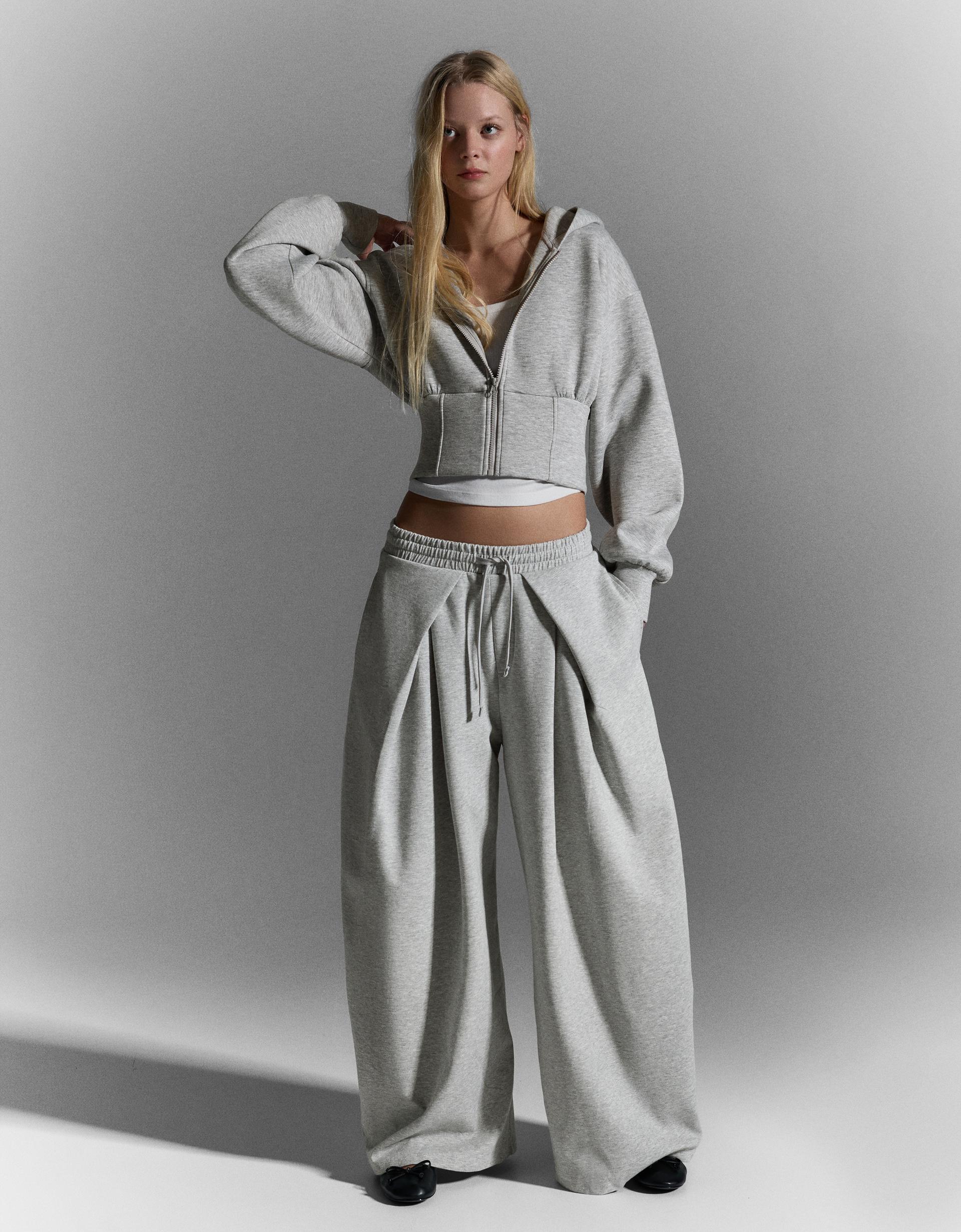 NEOPRENE WIDE TROUSERS-Coordom