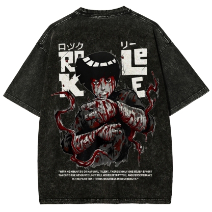 Naruto Unisex Fit Washed T-Shirt 2602007501-Coordom
