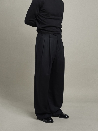 THE TAILORED PLEATED TROUSERS-Coordom