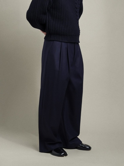 THE TAILORED PLEATED TROUSERS-Coordom