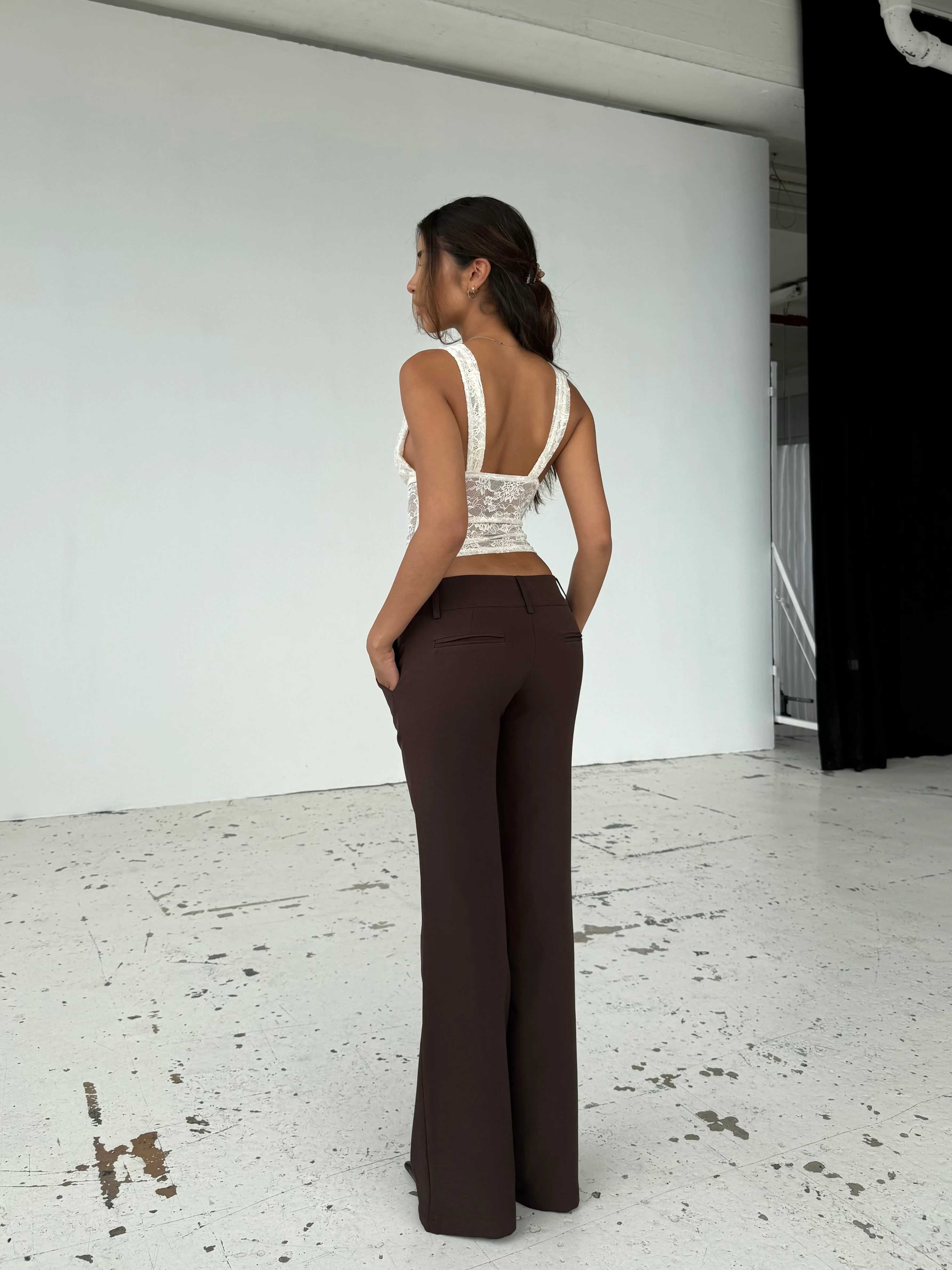 Livia low waist trousers (Buy 2 Free Shipping）-Coordom
