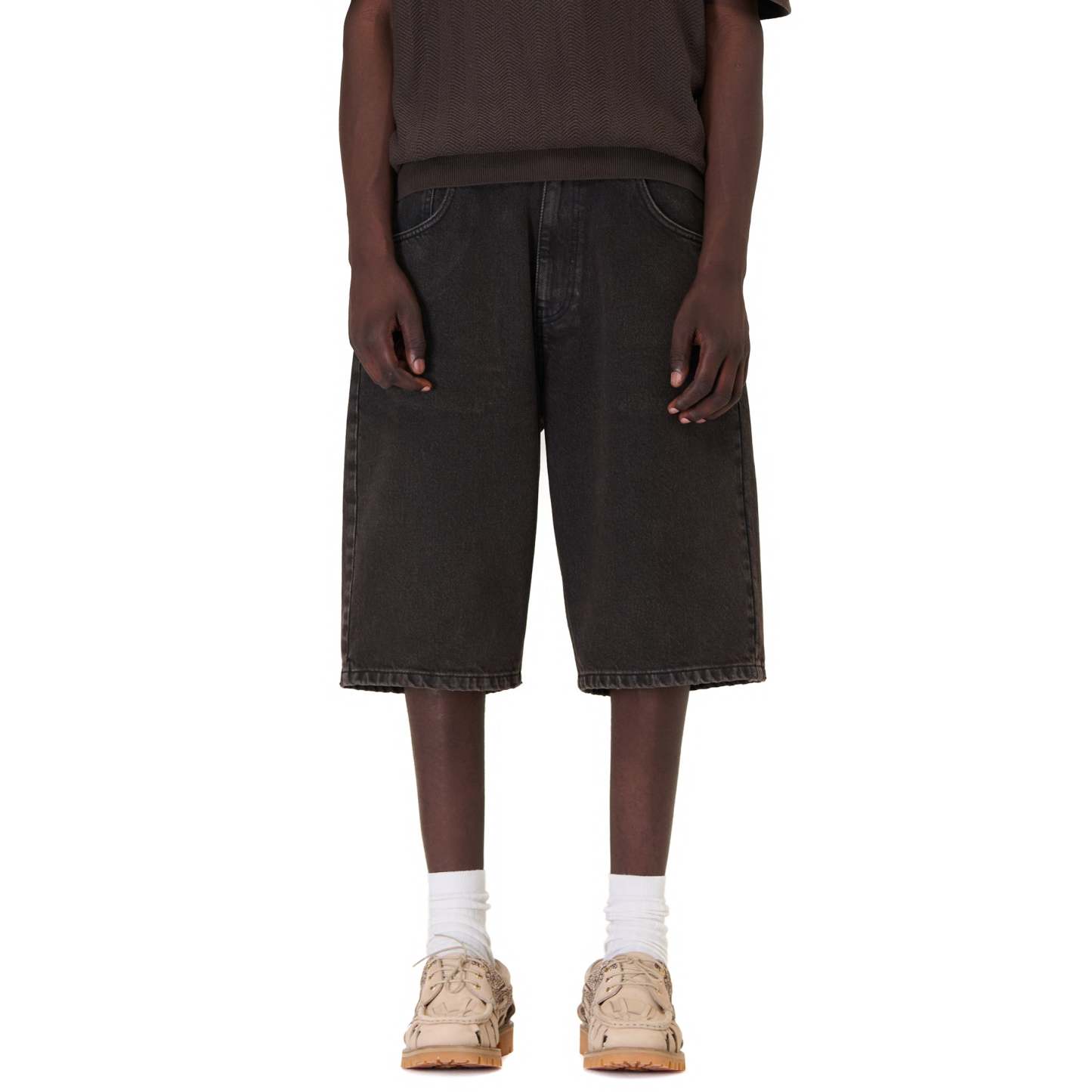  brown washed Jorts-Coordom