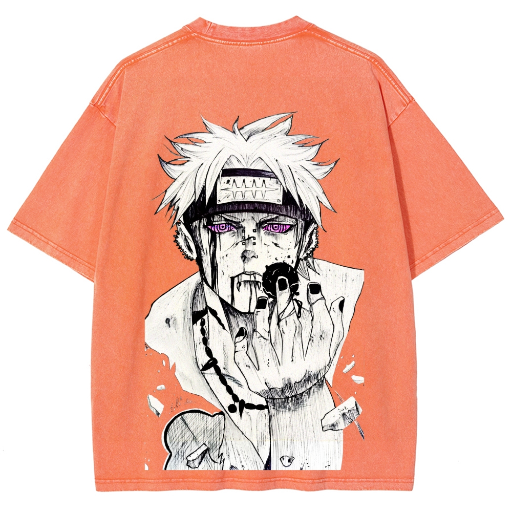 Naturo Unisex Fit Washed T-Shirt 2507024103-Coordom