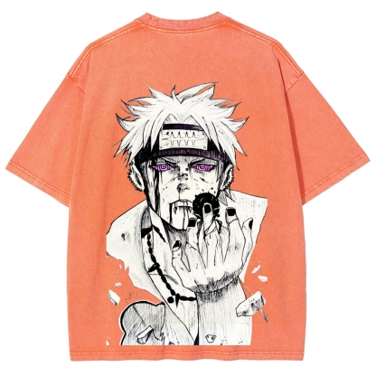 Naturo Unisex Fit Washed T-Shirt 2507024103-Coordom