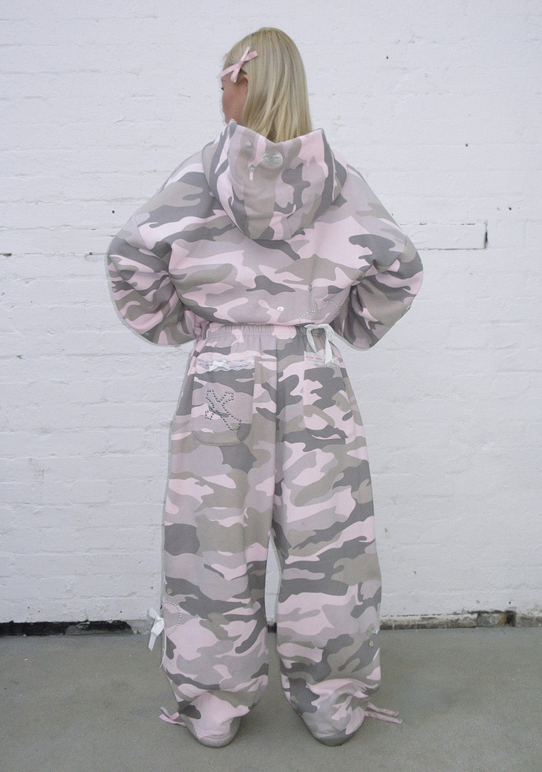 WHISPER OVERSIZED SWEATPANTS PASTEL CAMO-Coordom