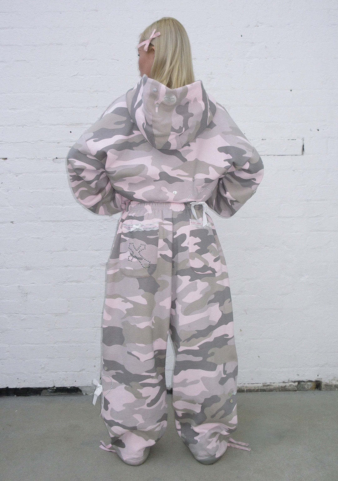 WHISPER OVERSIZED SWEATPANTS PASTEL CAMO-Coordom