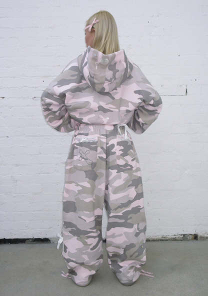 WHISPER OVERSIZED SWEATPANTS PASTEL CAMO-Coordom