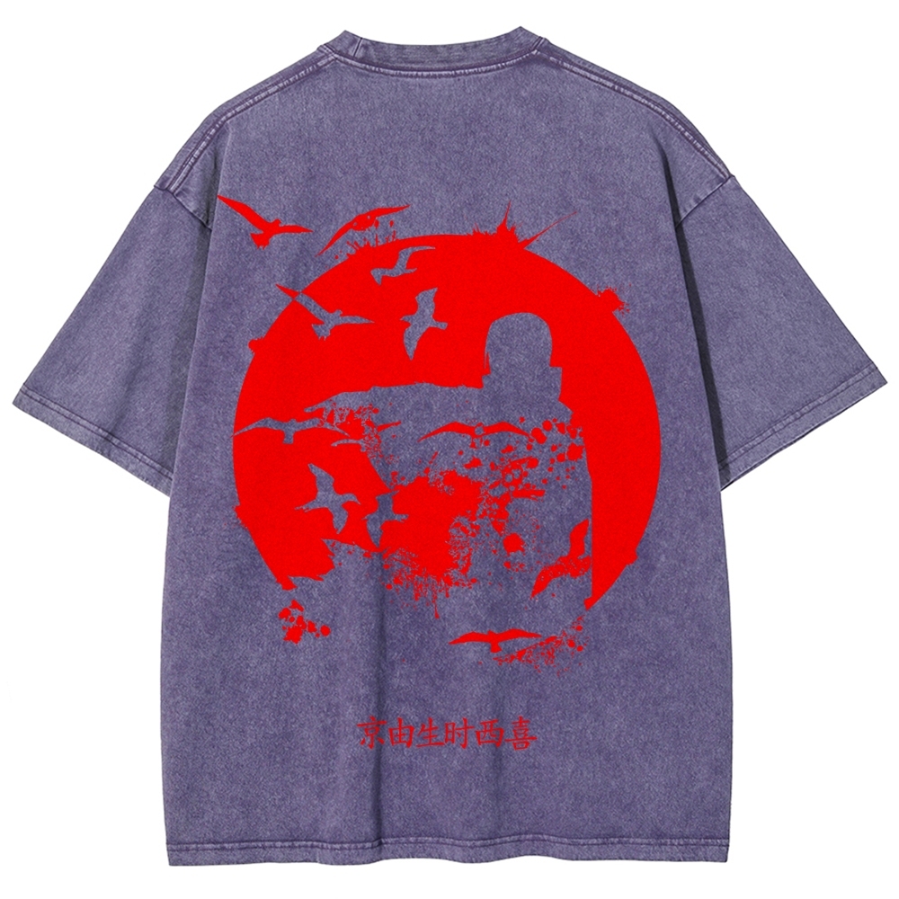 Naruto Unisex Fit Washed T-Shirt 2508023392-Coordom
