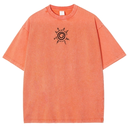 Naruto Unisex Fit Washed T-Shirt 2508017073-Coordom