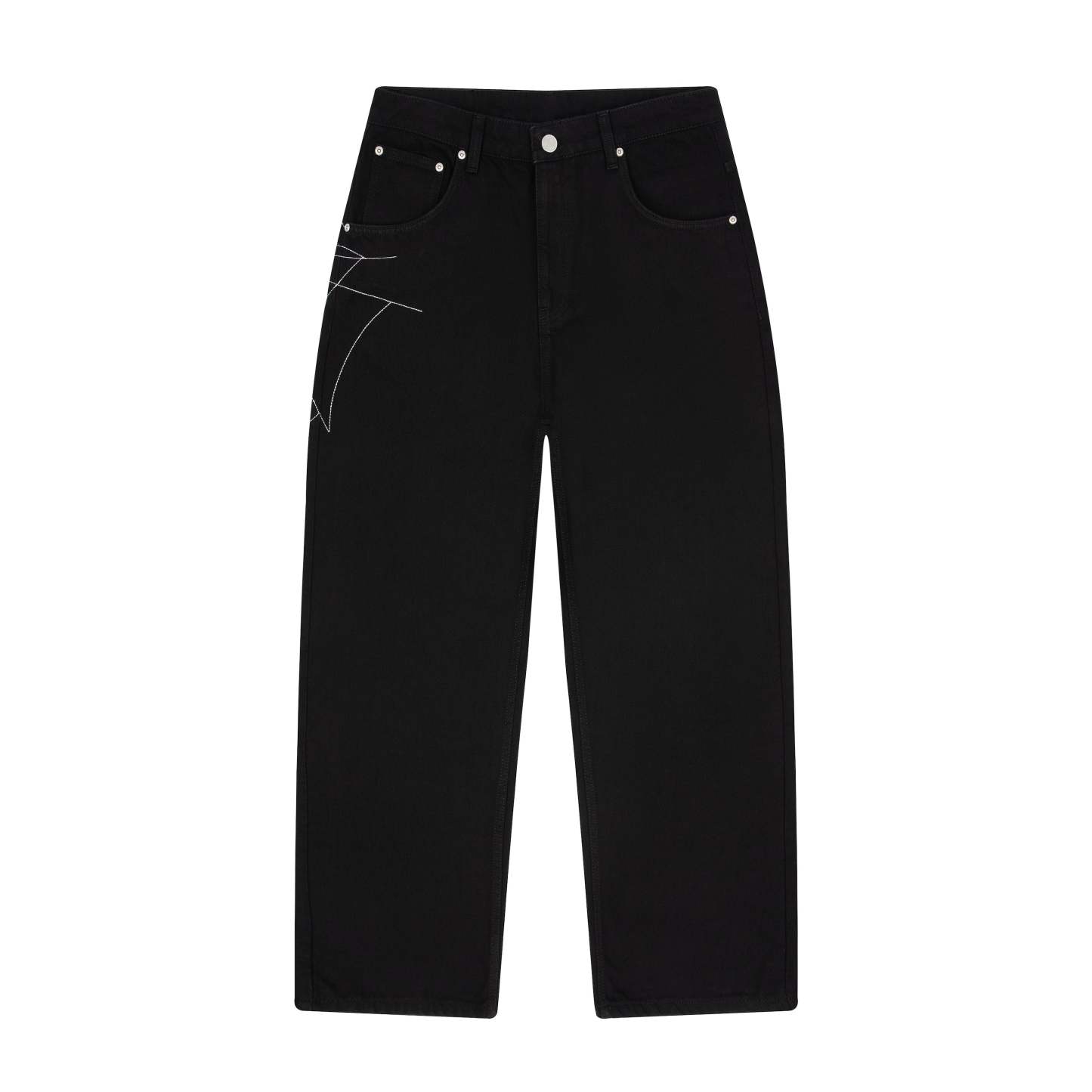 "spiderweb" raw Denim-Coordom