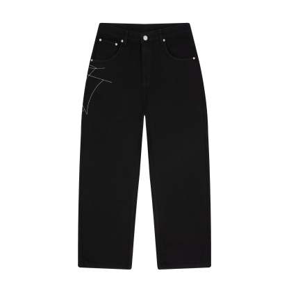"spiderweb" raw Denim-Coordom