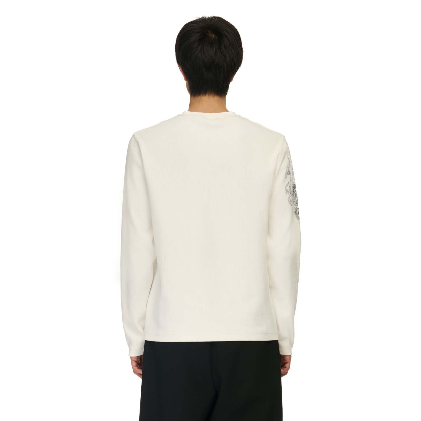 "yakuza v2" ribbed Longsleeve-Coordom