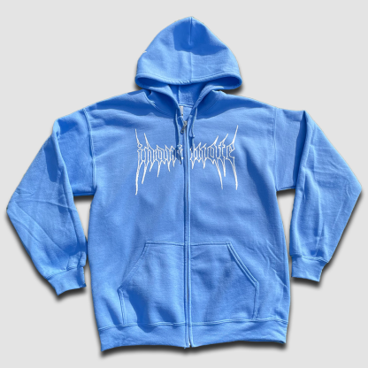 BABY BLUE ROCKSTAR ZIP UP-Coordom