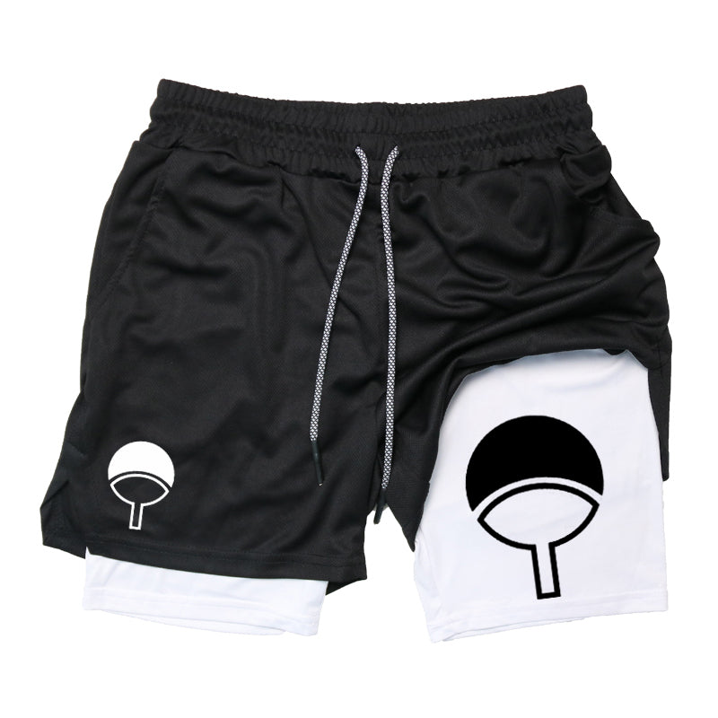 Uchiha Gym Shorts-Coordom