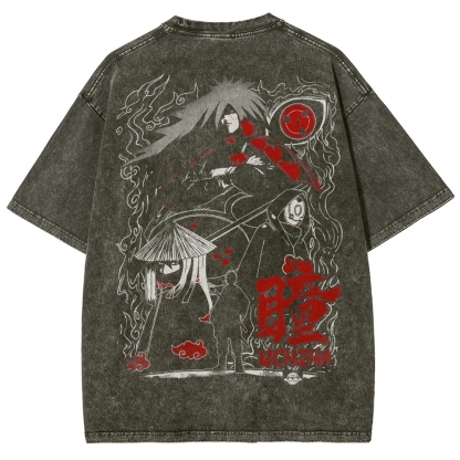 Naruto Unisex Fit Washed T-Shirt 2502006810-Coordom