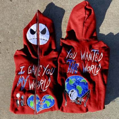 Fashion street style men's printed sweatshirt-Coordom