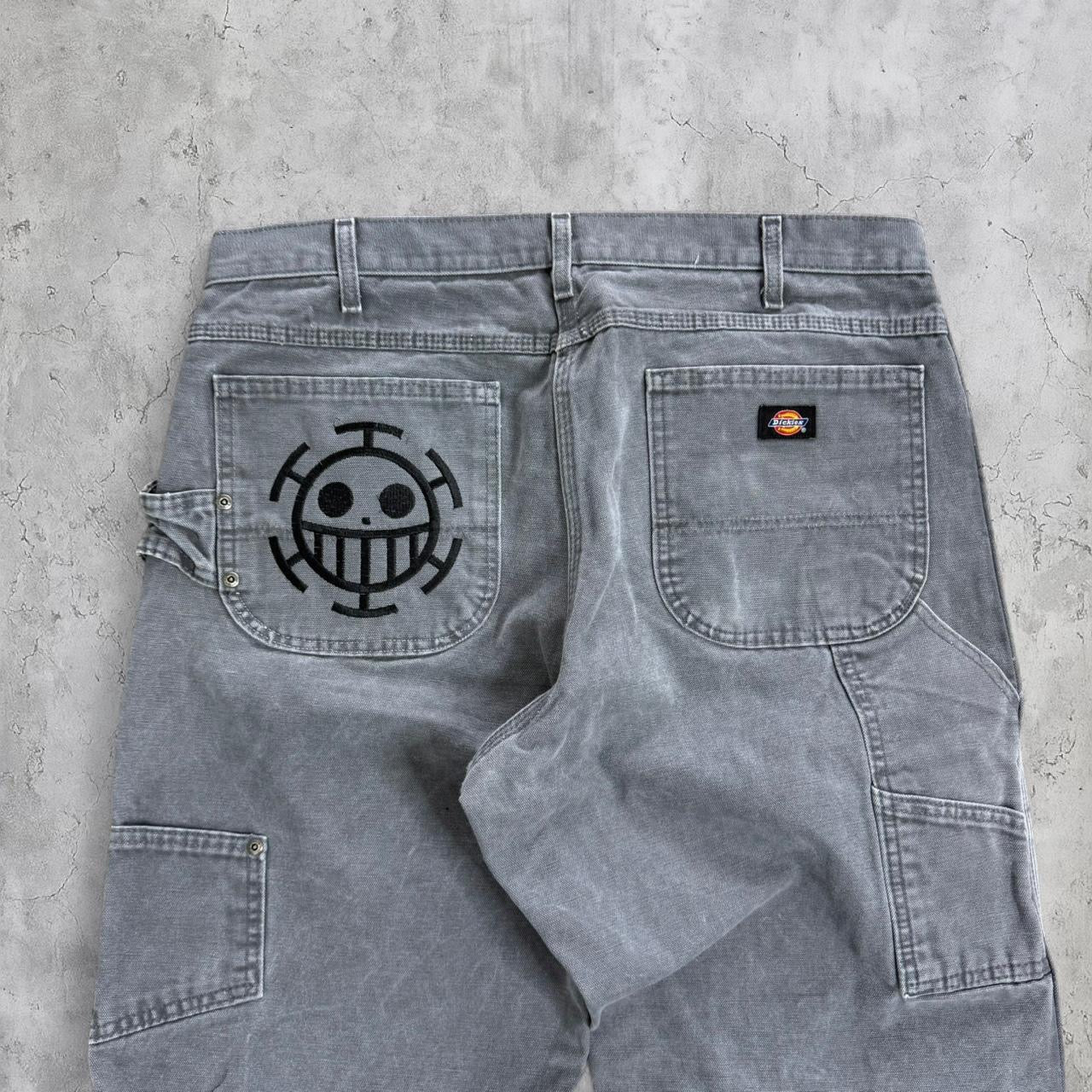(36X34) trafalgar law one piece jeans-Coordom