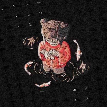"koi fish v2" zip Knit-Coordom
