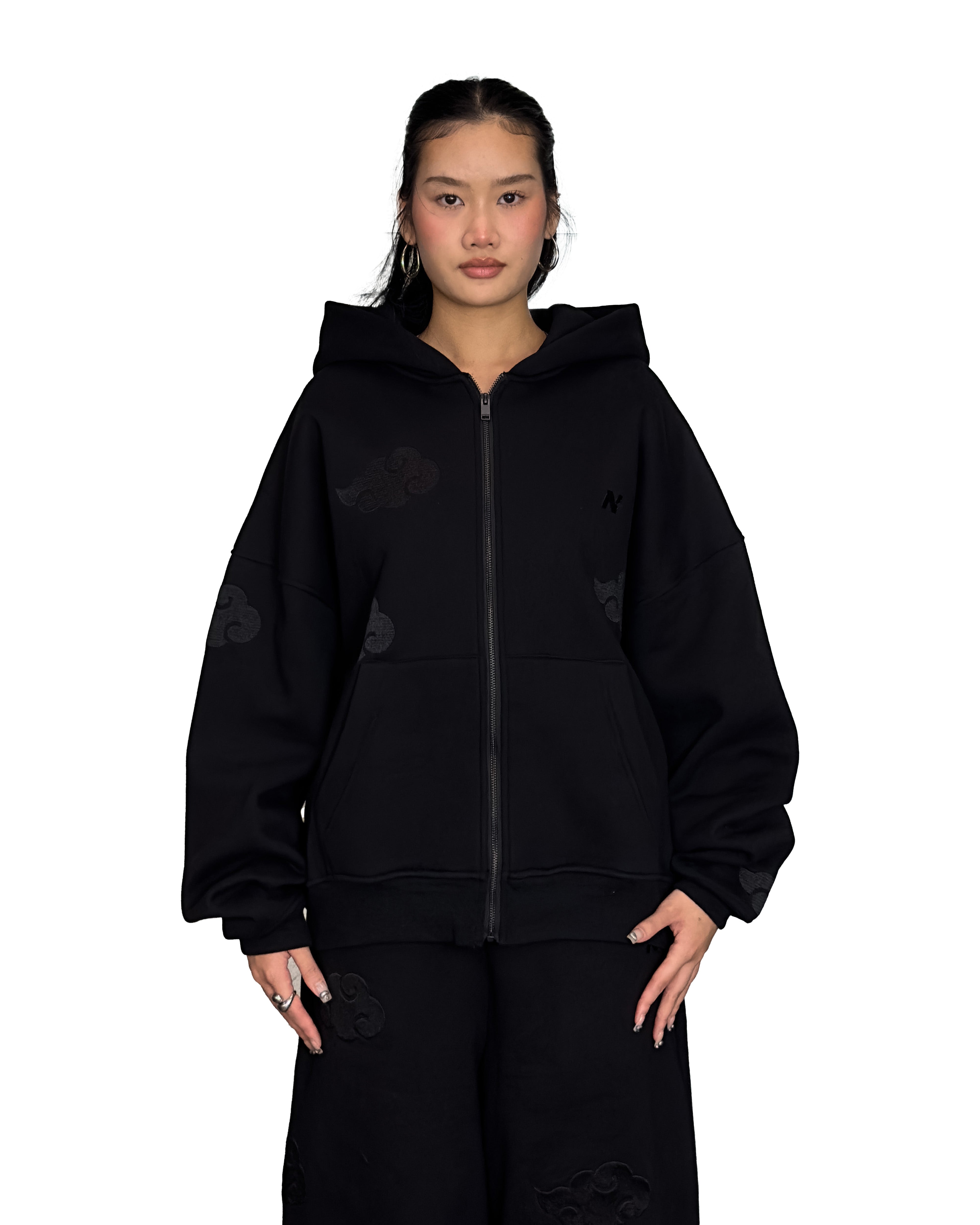 "AKATSUKI CLOUD" ZIP HOODIE-Coordom