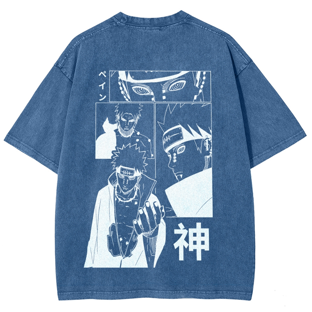 Naruto Unisex Fit Washed T-Shirt 2509012213-Coordom