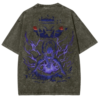 Naruto Unisex Fit Washed T-Shirt 2502006793-Coordom