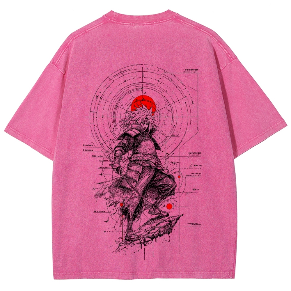 Naruto Unisex Fit Washed T-Shirt 2508017092-Coordom