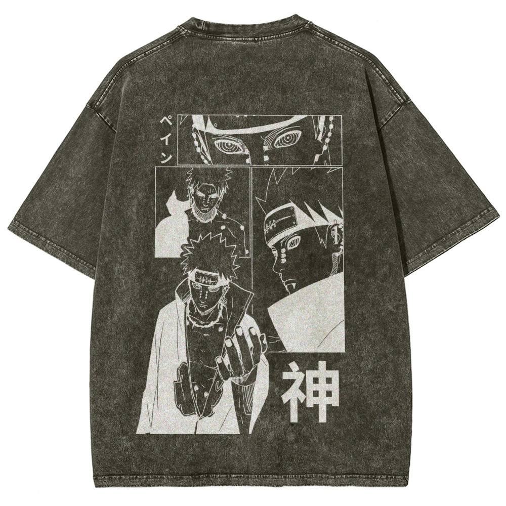 Naruto Unisex Fit Washed T-Shirt 2509012213-Coordom