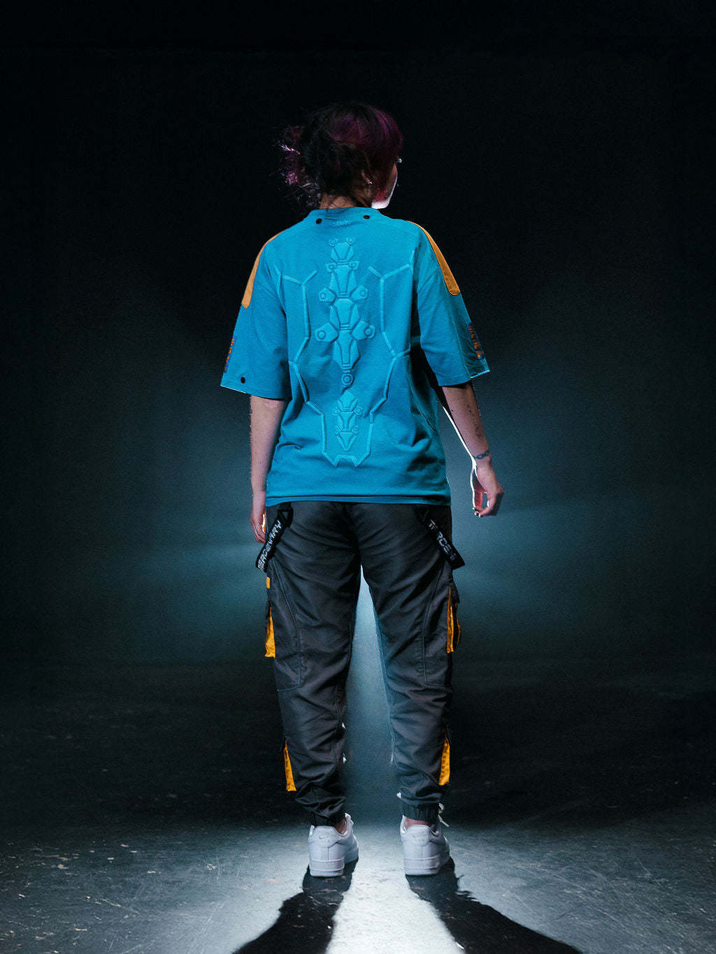 CYBER T-shirt Blue-Coordom