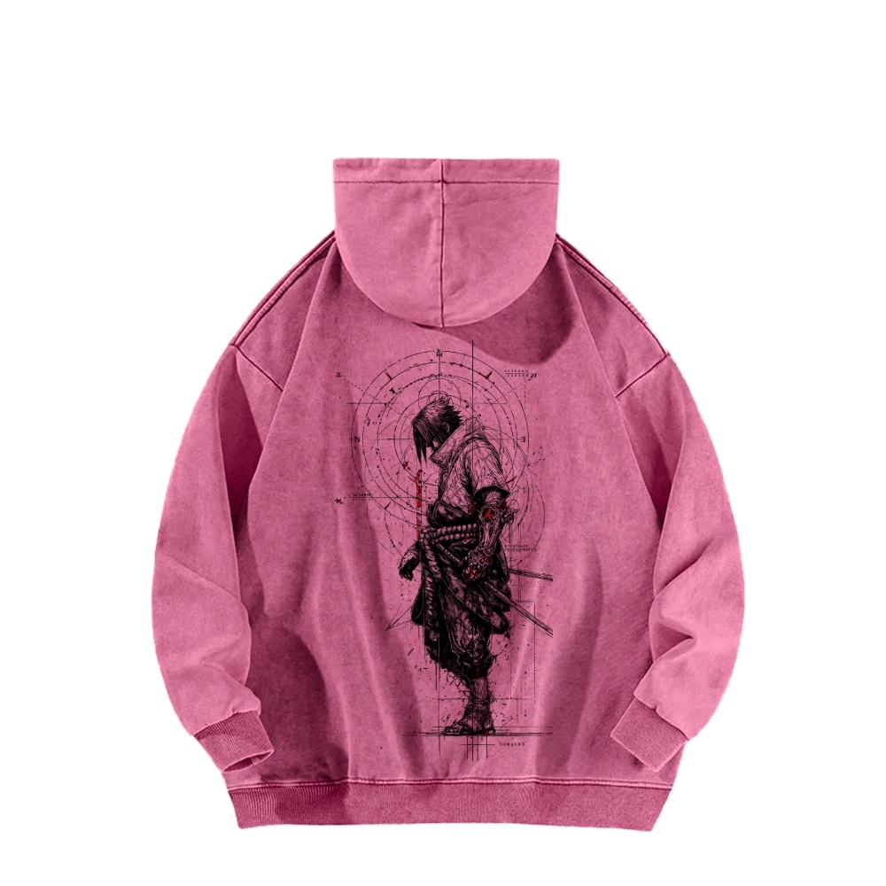 Naruto Casual Washed Hoodie 2509012968-Coordom