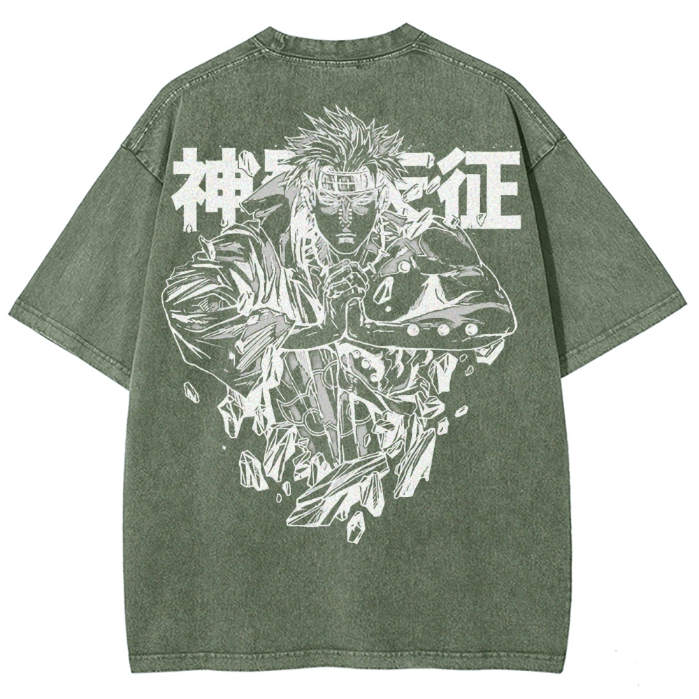 Naruto Unisex Fit Washed T-Shirt 2502003593-Coordom