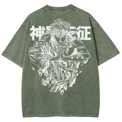 Naruto Unisex Fit Washed T-Shirt 2502003593-Coordom