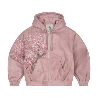 "blossom v3" Leather Jacket-Coordom