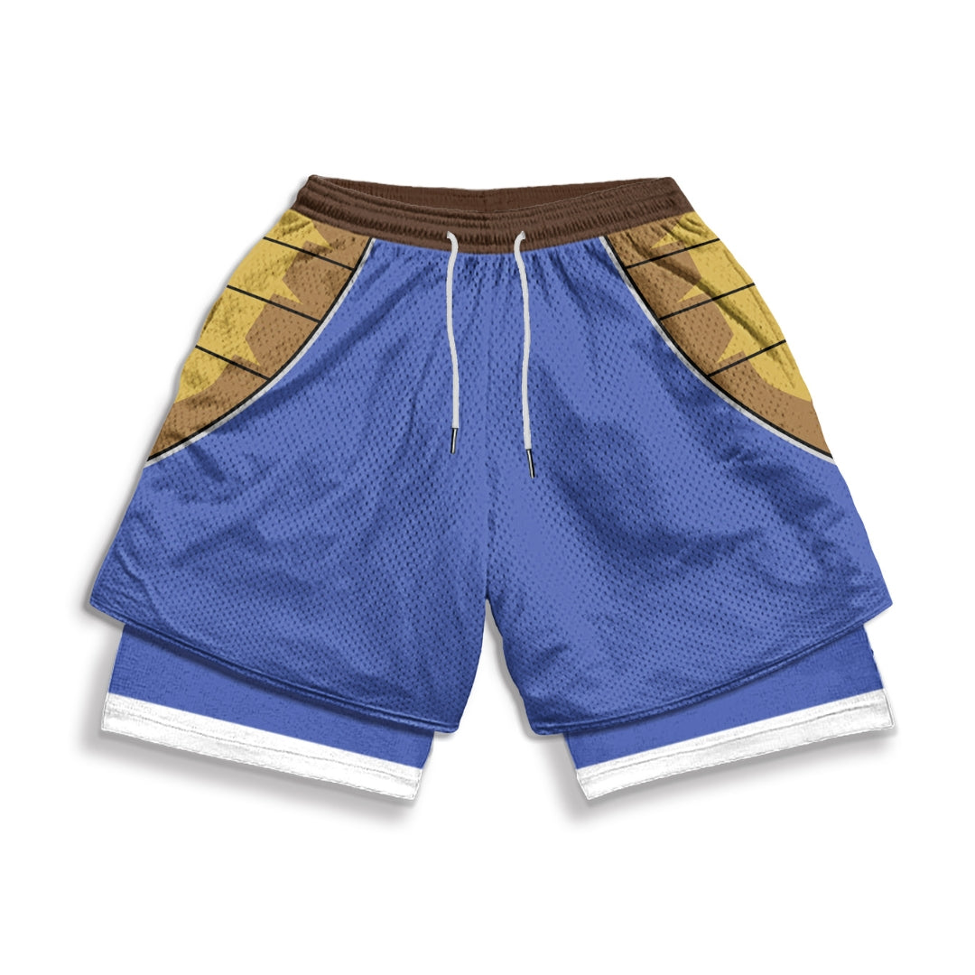Vegeta Gym Shorts-Coordom