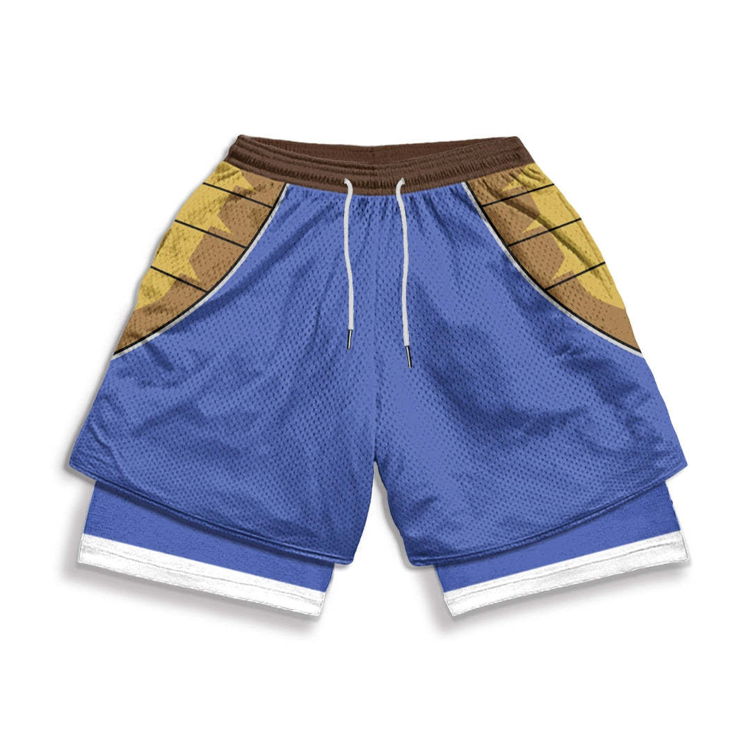 Vegeta Gym Shorts-Coordom