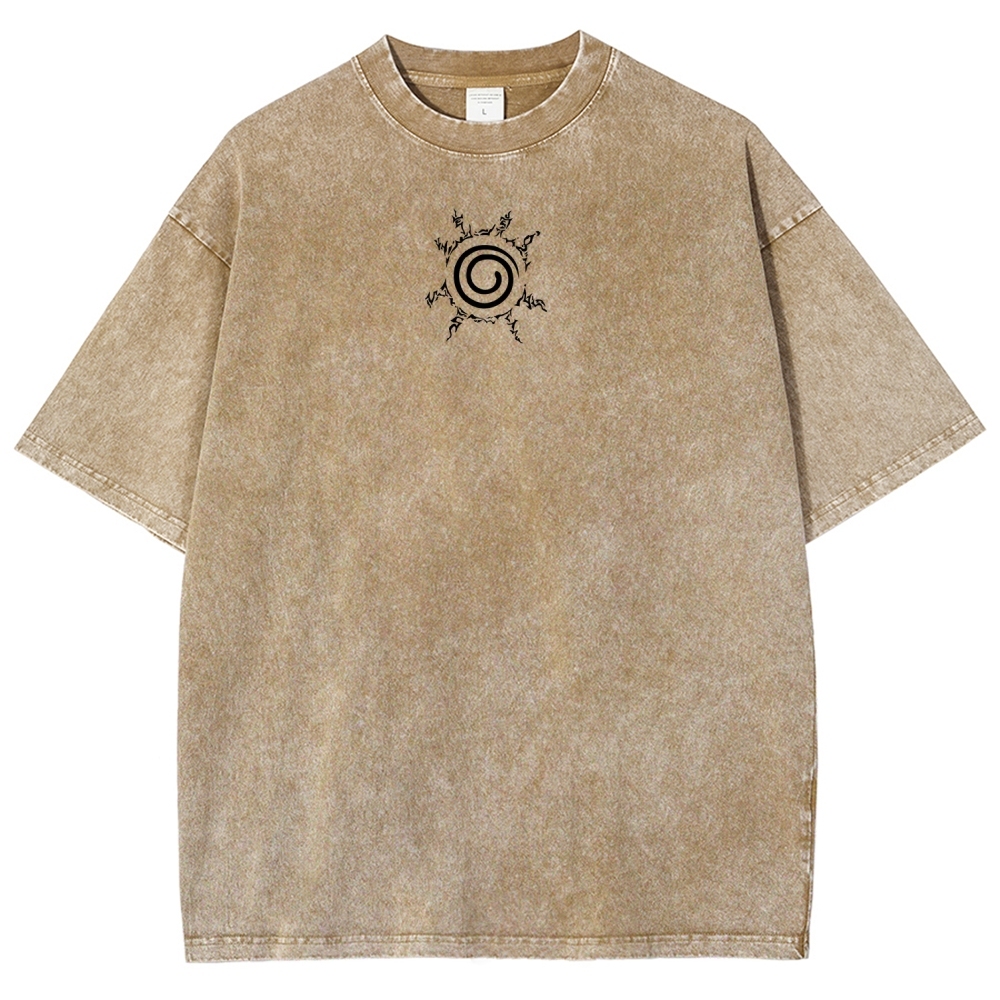 Naruto Unisex Fit Washed T-Shirt 2508017073-Coordom
