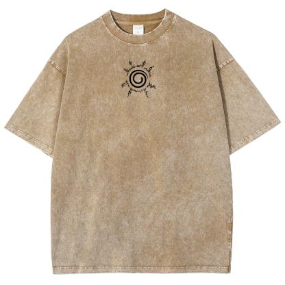 Naruto Unisex Fit Washed T-Shirt 2508017073-Coordom