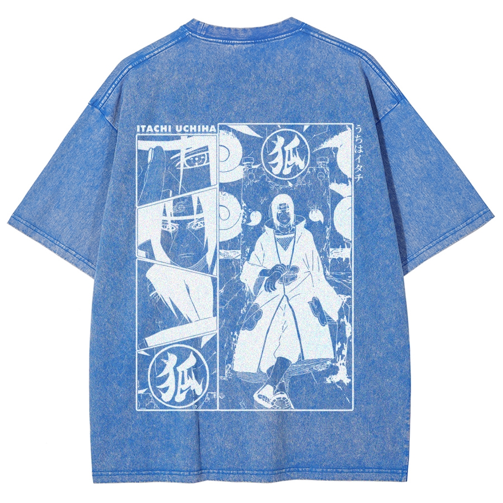 Naruto Unisex Fit Washed T-Shirt 2509012221-Coordom