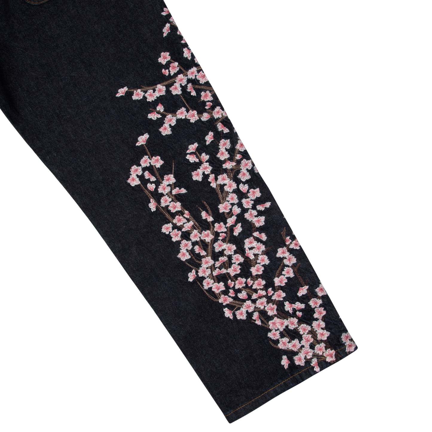 Blossom V3 Indigo Raw Denim Jeans | Vintage Streetwear Baggy Pants-Coordom