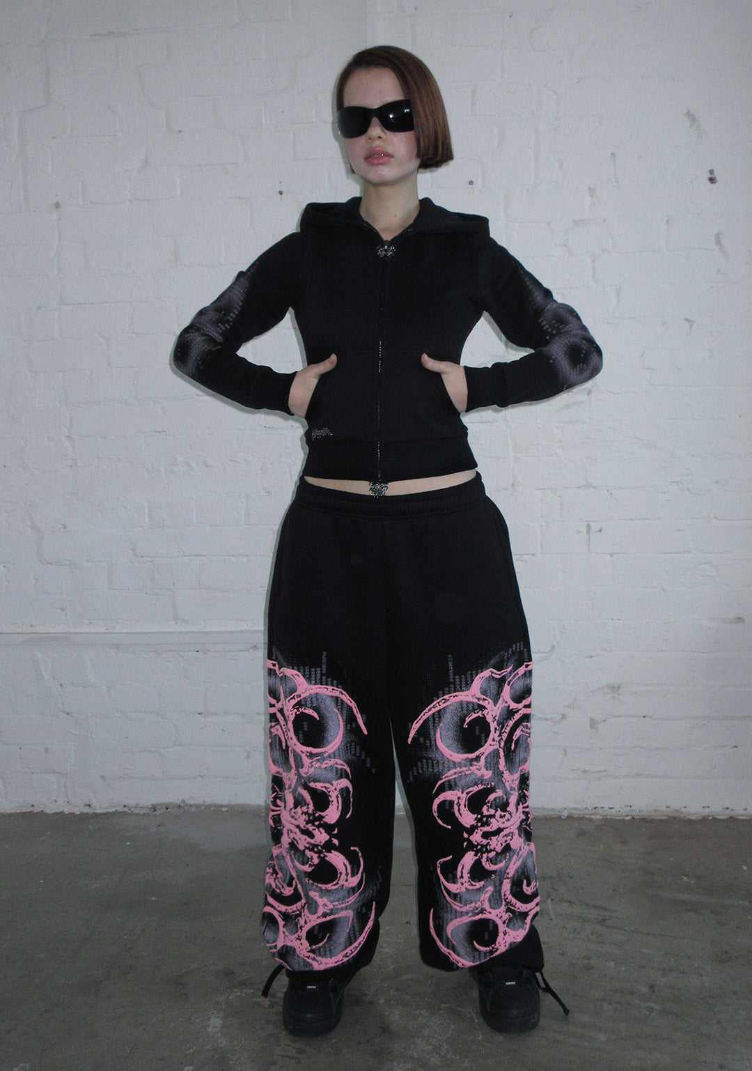 EUPHORIA PUFF PRINT OVERSIZED SET-Coordom